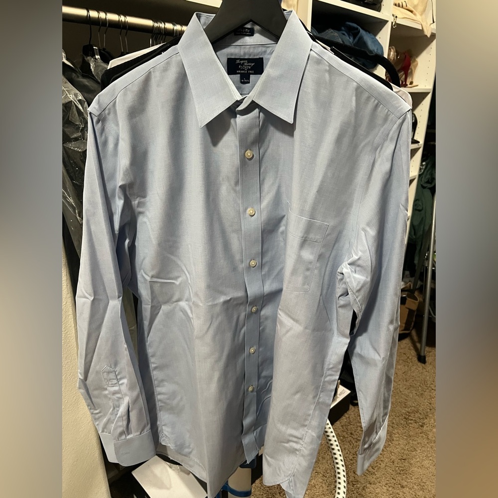 J. Crew Light Blue Men's Dress Shirt